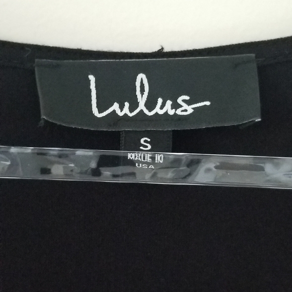 Lulus Glory of Love Split Sleeve Size S Whimsigoth Witchy Vamp Mini Party Dress - Picture 9 of 14